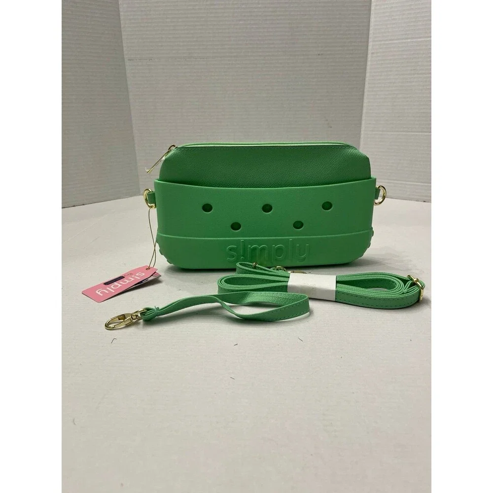 Simply Southern Zip Clutch Mint Green New With Tag